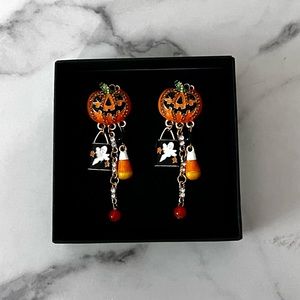 Pumpkin Earrings NWOT